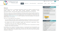 Desktop Screenshot of beaumont-trust.org.uk